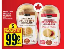Food Basics SELECTION ENGLISH MUFFINS offer