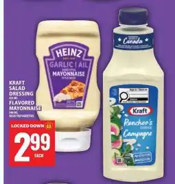 Food Basics Kraft Salad Dressing / Flavored Mayonnaise offer