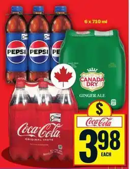 Food Basics Coca-Cola, Pepsi, Canada Dry Ginger Ale offer