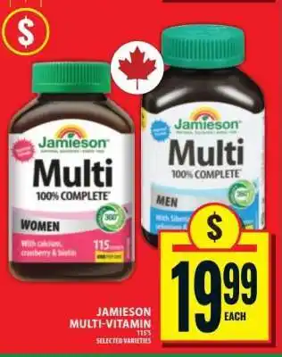 Food Basics Jamieson Multi-Vitamin offer