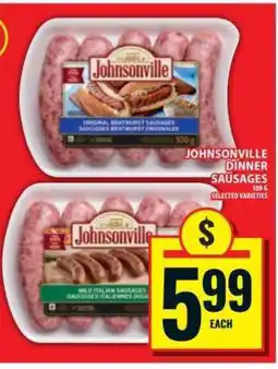 Food Basics JOHNSONVILLE DINNER SAUSAGES offer