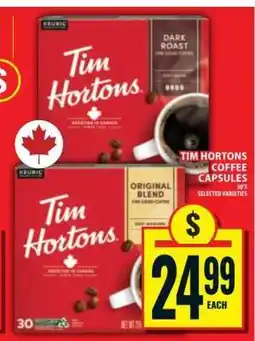 Food Basics TIM HORTONS COFFEE CAPSULES offer