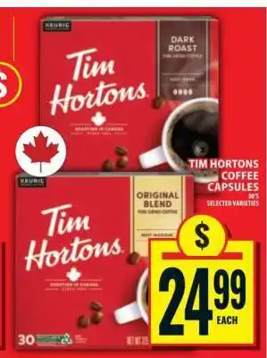Food Basics TIM HORTONS COFFEE CAPSULES offer