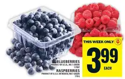 Food Basics BLUEBERRIES OR RASPBERRIES offer