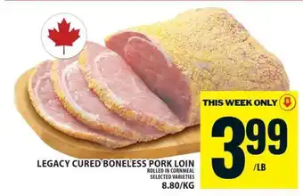 Food Basics LEGACY CURED BONELESS PORK LOIN offer