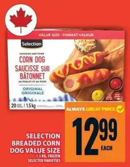 Food Basics Selection Breaded Corn Dog Value Size offer