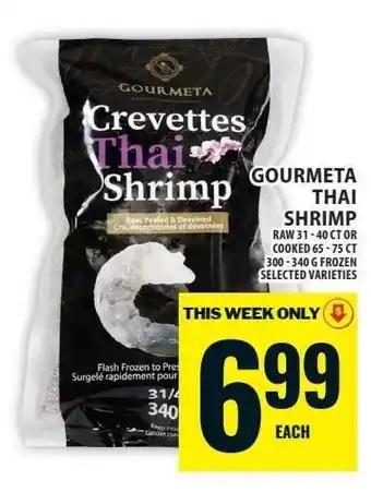 Food Basics Gourmeta Thai Shrimp offer