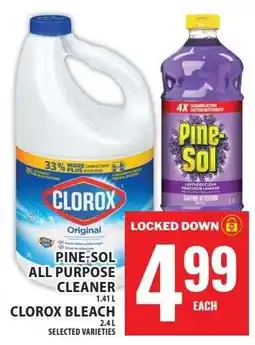 Food Basics Pine-Sol All Purpose Cleaner / Clorox Bleach offer