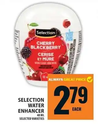 Food Basics Selection Water Enhancer offer