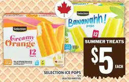 Food Basics SELECTION ICE POPS offer