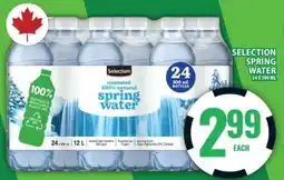 Food Basics SELECTION SPRING WATER offer