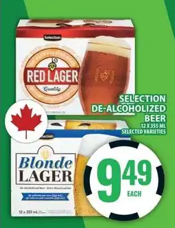 Food Basics SELECTION DE-ALCOHOLIZED BEER offer