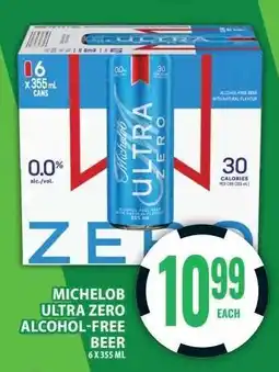 Food Basics Michelob Ultra Zero Alcohol-Free Beer offer