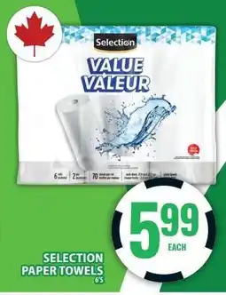 Food Basics SELECTION PAPER TOWELS offer