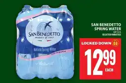 Food Basics SAN BENEDETTO SPRING WATER offer