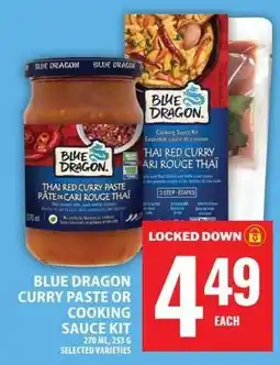 Food Basics Blue Dragon Curry Paste or Cooking Sauce Kit offer