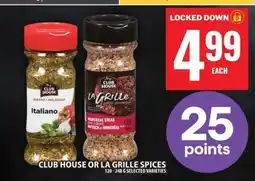 Food Basics Club House or La Grille Spices offer