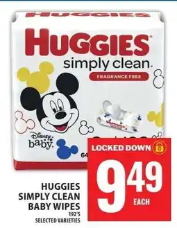Food Basics HUGGIES SIMPLY CLEAN BABY WIPES offer