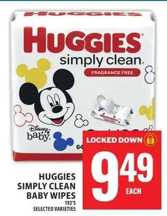 Food Basics HUGGIES SIMPLY CLEAN BABY WIPES offer