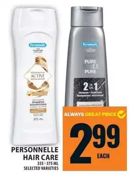 Food Basics Personnelle Hair Care offer