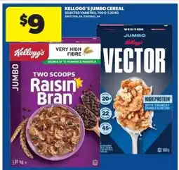 Real Canadian Superstore KELLOGG'S JUMBO CEREAL offer