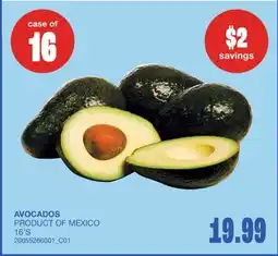 Wholesale Club AVOCADOS, 16'S offer