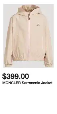 Holt Renfrew MONCLER Sarracenia Jacket offer