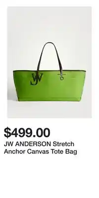 Holt Renfrew JW ANDERSON Stretch Anchor Canvas Tote Bag offer