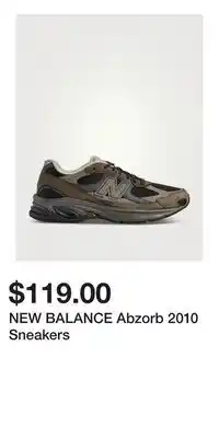 Holt Renfrew NEW BALANCE Abzorb 2010 Sneakers offer