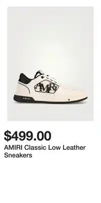 Holt Renfrew AMIRI Classic Low Leather Sneakers offer