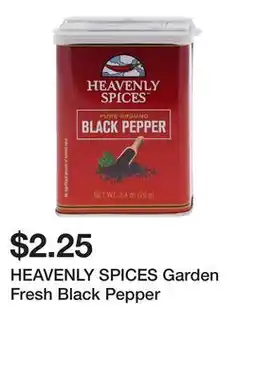 Dollarama HEAVENLY SPICES Garden Fresh Black Pepper offer