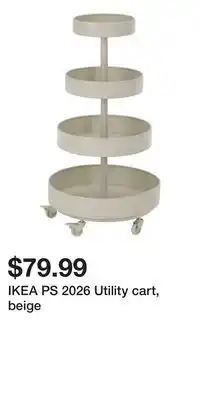 IKEA IKEA PS 2026 Utility cart, beige offer