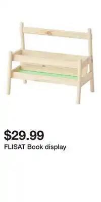 IKEA FLISAT Book display offer