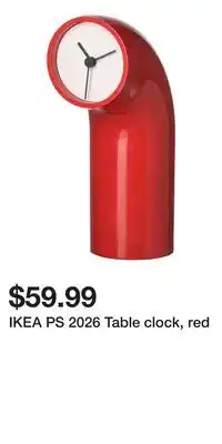 IKEA IKEA PS 2026 Table clock, red offer