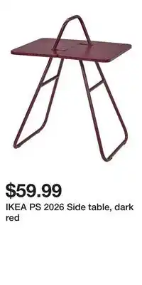 IKEA IKEA PS 2026 Side table, dark red offer