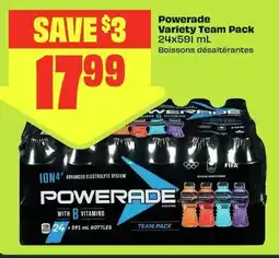 FreshCo Powerade Variety Team Pack offer