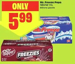 FreshCo Mr. Freeze Pops offer