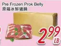Foody Mart Pre Frozen Prok Belly offer