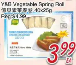 Foody Mart Y&B Vegetable Spring Roll offer
