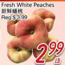 Foody Mart Fresh White Peaches offer