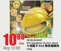 Btrust Supermarket SEVEN BASKET R16 Seedless Durian Meat offer