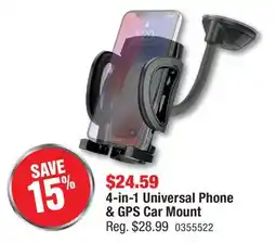 PartSource 4-in-1 Universal Phone & GPS Car Mount offer