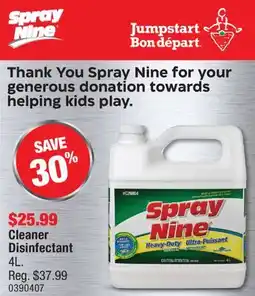 PartSource SPRAY NINE Cleaner Disinfectant offer