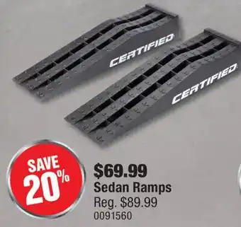 PartSource CERTIFIED Sedan Ramps offer