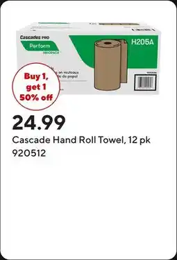 Staples Cascade Hand Roll Towel offer