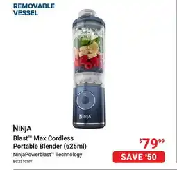 Visions Electronics Ninja Blast Max Cordless Portable Blender (625ml) offer