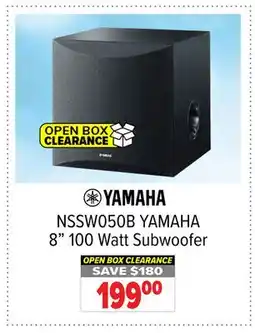 2001 Audio Video NSSW050B YAMAHA 8 100 Watt Subwoofer offer