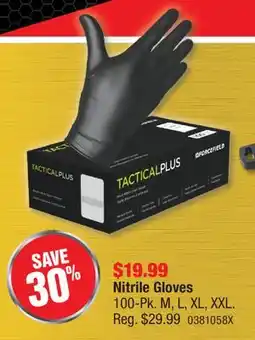 PartSource Nitrile Gloves offer