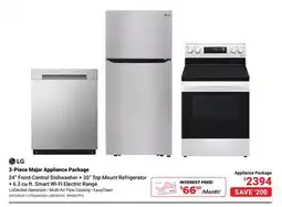 Visions Electronics LG 3-Piece Major Appliance Package offer