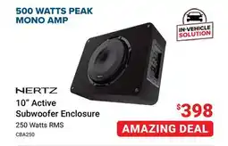 Visions Electronics HERTZ 10 Active Subwoofer Enclosure offer